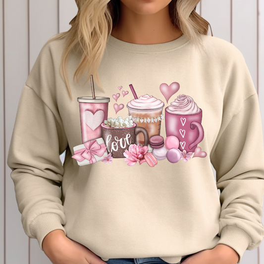 Valentines Coffee Sweatshirt