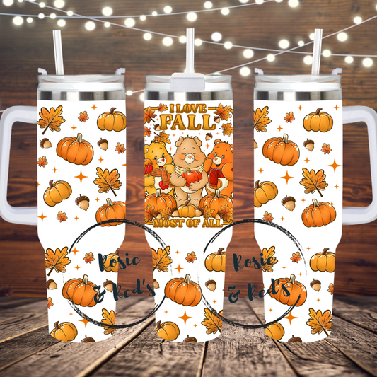 I love fall most of all! Care Bear 40 Oz Tumbler