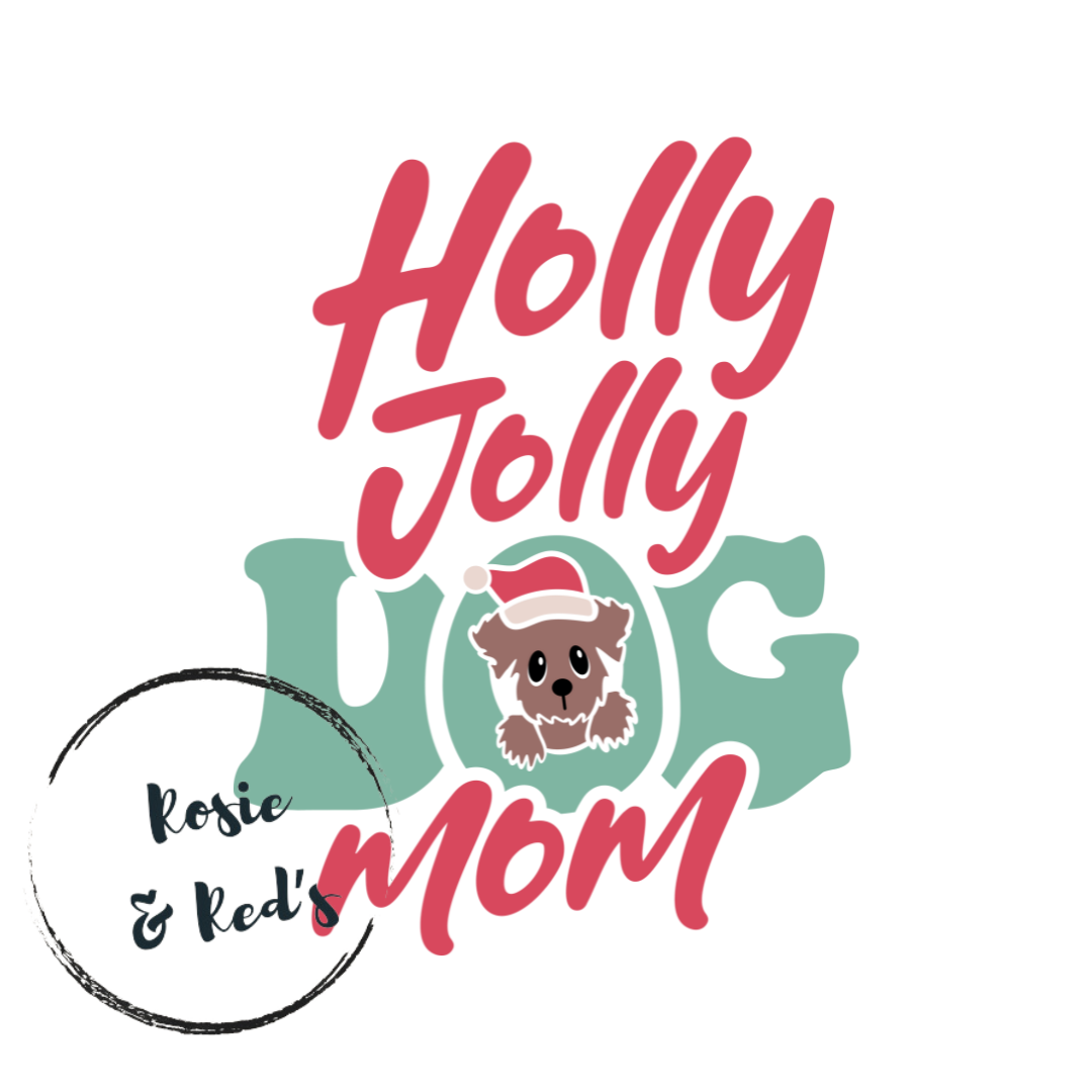 Holly Jolly Dog Mom DTF Transfer