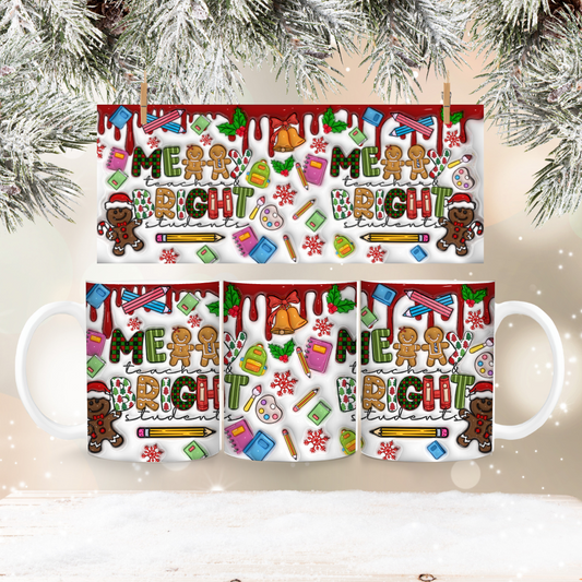 Merry and Bright Teacher Mug