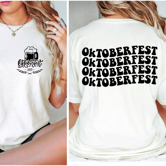 Oktoberfest Front & Back Set of Transfers (2)