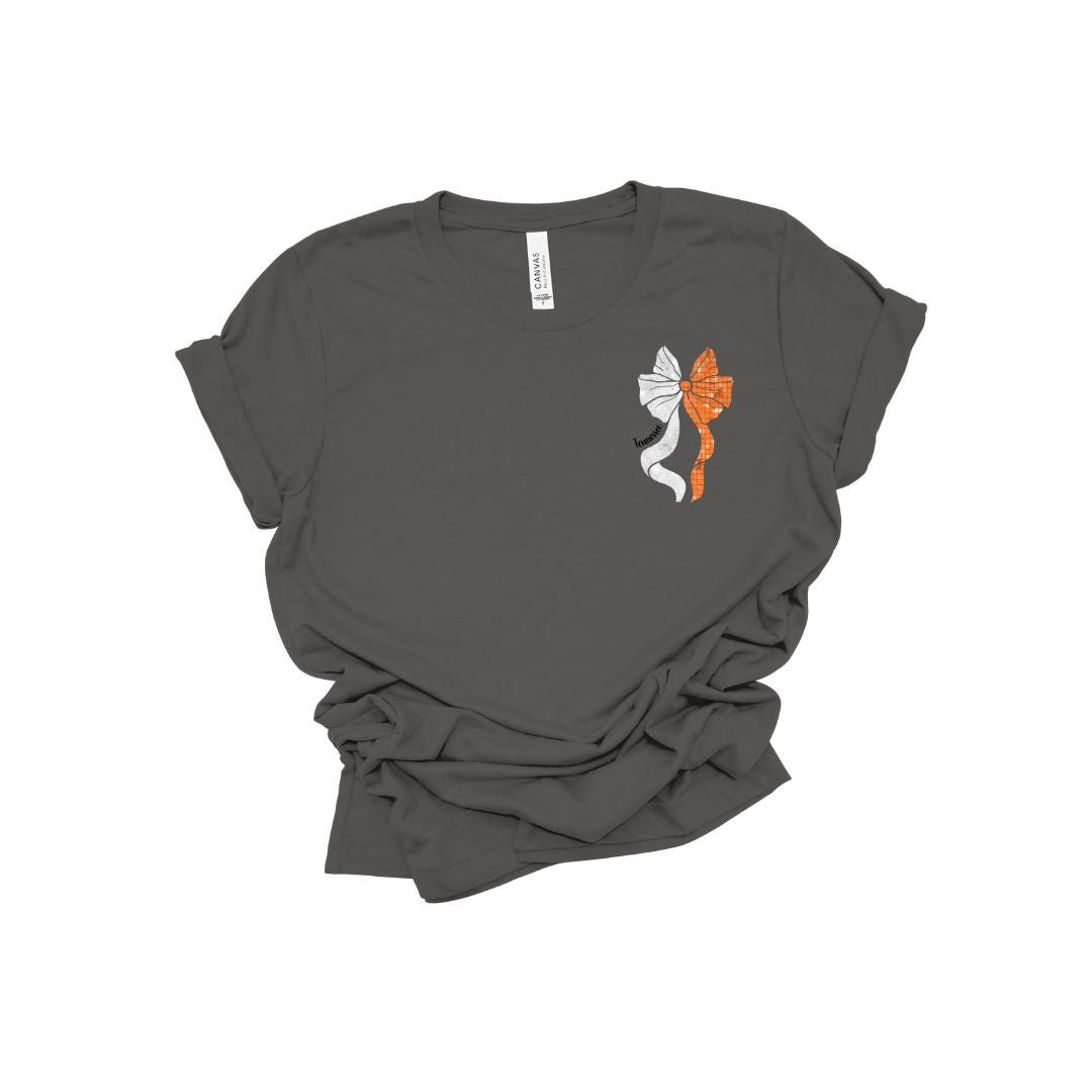 Tennessee Vols Ribbon Coquette Glitter Shirts | Game Day-Sports | Tennessee| Coquette| Sweatshirt| Shirt| UT