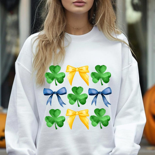 Irish Football Shirt, Coquette Notre Dame Bows, Notre Dame Football